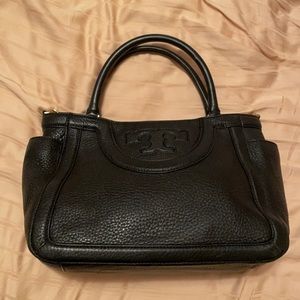 Tory Burch black purse with straps